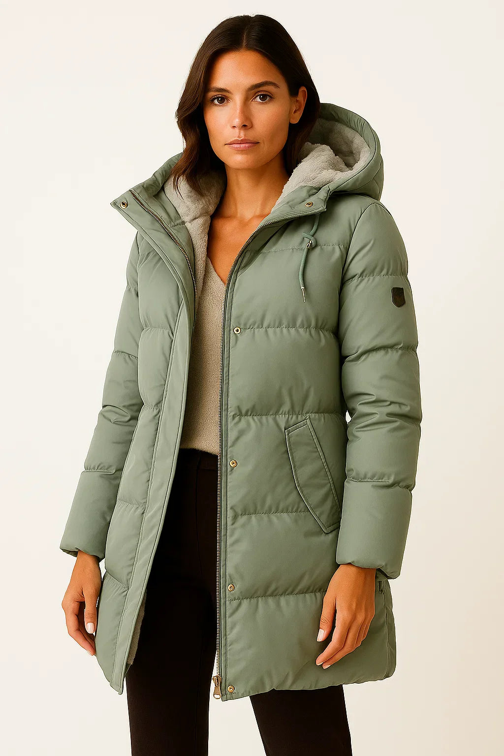 Women’s Puffer Jacket – Insulated Winter Coat for Autumn & Winter